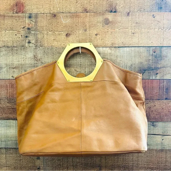 Jonathan Adler Hex Handle Leather Bag - Picture 2 of 10